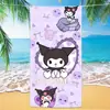 Nueva Toalla de Playa Estampada de Venta Caliente Transfronteriza Stitch Kuromi Toalla de Playa Toalla de Dibujos Animados para Niños Venta al por Mayor Paño de Toalla