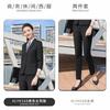 Terno Profissional Masculino e Feminino OL para o Trabalho Temperamento Elegante Terno Slim Casaco de Primavera e Verão Colete Conjunto de Quatro Peças