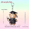 Llavero de Gato Temático de Aventurero Famoso de Internet Acrílico Ratón Plano de Famoso de Internet Accesorio de Decoración Personalizado Hámster