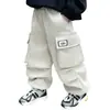 Pantalones de Niño para Otoño e Invierno con Felpa Plus Pantalones de Trabajo para Niños Nuevo Estilo 2026 Guapos a la Moda Pantalones Largos Casuales para Niños Pequeños y Medianos Estilo Coreano