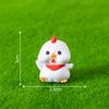 Micropaisaje creativo lindo pollo huerto granja DIY decoración accesorios musgo jardinería paisajismo pequeños adornos