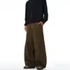 2026 Nuevos Pantalones Casuales de Estilo Americano Desestructurados Desgastados de Pierna Ancha con Corte Curvo para Hombres y Mujeres, Pantalones de Moda Sueltos de Largo Completo