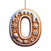 Novo Acrílico Transfronteiriço Plano Desenho Animado Acrílico Pingente de Natal Letras