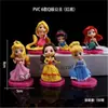 Blancanieves Bella Sirena Elsa Decoración de Pastel Adorno Inserto para Hornear Infantil Accesorios de Mesa de Postres Celebridad de Internet