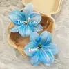 Flor de imitación pasador diy flor de lirio pequeña cabeza de flor flor para zapato flor para sombrero decoración de mesa para el hogar decoración de tocado de flor de seda