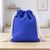 Bolsa de cordón de fondo plano bolsa de almacenamiento de joyas personalizada bolsa de cordón en blanco se puede imprimir logo patrón hecho a medida