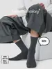 Meias Masculinas de Algodão Nova Coleção Primavera e Verão, Meias de Dedo Dividido para Todas as Estações, Meias de Dois Dedos, Meias Masculinas de Algodão de Cor Sólida de Cano Médio, Transfronteiriço
