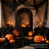 Decoración de Fantasma Negro de Halloween Transfronteriza de Tamaño Grande, Malla de Gasa de Terror para Fiesta en Casa y Decoración de Boda