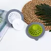 Filtro de Drenaje para Fregadero de Cocina, Atrapapelos para Baño, Cubierta de Drenaje para Lavabo y Fregadero, Separador Antiembozos con Tapa