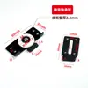Riel grueso para puerta corrediza de armario, riel simple antiguo para puerta corrediza, accesorios de ruedas de riel guía superior e inferior para puerta abatible de mueble de baño