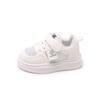 Zapatos Deportivos Infantiles 2025 Primavera y Verano Nuevos Modelos Zapatos de Malla Transpirable Individual para Niños Tenis para Niñas Zapatos Blancos para Bebés Pequeños