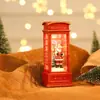 Luces de Velas Brillantes de Navidad, Linternas de Viento Pequeñas Creativas, Luces Nocturnas, Adornos de Escritorio, Colección de Decoraciones de Regalo Navideño para Niños