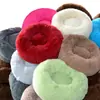 Cama Redonda de Pelúcia para Gato Cama Quente de Inverno para Gato Cama para Cachorro Tapete para Gato Suprimentos para Pets Cama para Cachorro Atacado Espessada para Interior