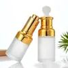 Botellas de Vidrio de Alta Gama para Aceites Esenciales, Botellas para Líquidos de Esencia, Botellas Gotero con Puntas de Goma, Botellas Vacías para Reenvasar, En Stock