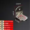 Código de Esquina de Acero Inoxidable Engrosado Código de Esquina Reforzado de 90 Grados Pieza de Unión Fija para Mesa Silla Gabinete Ferretería Reforzada para Muebles