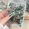 Acessórios de Nail Art Esmeralda Ss3Ss4 Cristal Plano Diamante DIY Pacote de Material para Unhas Usável Diamante de Nail Art Lote Inteiro Brilho