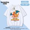 Camiseta Dragão Cuspidor de Fogo Transfronteiriço Infantil Manga Curta Verão Novo Estilo Unissex Bebê Roupas de Algodão Top Casual Tendência 6