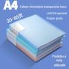 Data Book a4 Transparent Insert Folder Picture Book Storage Certificate Collection Book Lepu Folder Loose Leaf Spot Personalizável