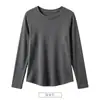 Top versátil de todas las estaciones, cálido, corte ajustado, color liso, manga larga adelgazante, camiseta básica cálida de terciopelo nube para mujer, otoño e invierno 2026