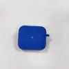 Adecuado para funda de auriculares Airpods3, Nueva funda Bluetooth para auriculares de tercera generación de Apple, Funda de silicona fina de una sola pieza de color sólido con hebilla