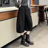 Pantalones de mezcla de lana 70-80% con cintura elástica, diseño de pierna curva, nueva colección otoño/invierno 2026, pantalones elegantes para mujer, pantalones casuales versátiles estilo coreano