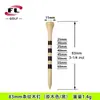Ventas Directas del Fabricante Bolixi Tee de Golf Transfronterizo Rayas de Cebra Tee de Madera 70 83mm Cuatro Colores Disponibles