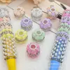 Cadena de Diamantes Flor de Rosa de Doble Capa de Alta Resistencia Transfronteriza Cuentas Sueltas Cuentas para Joyería DIY Cadena de Teléfono Llavero Cuentas Accesorios para Bolígrafos
