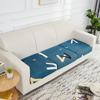 Almofada de Sofá de Tecido Estampado Elástico com Braços, Capa de Almofada de Sofá Individual, Estilo Moderno para Casa