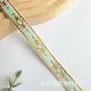 Fita de Adorno de Cabeça para Minorias Étnicas de 1,5 cm, Bordado Vintage, Roupas, Bagagem, Renda, Corda Decorativa Feita à Mão, Estoque Pronto do Fabricante