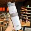 Vaso termo Taishuo para estudiantes hombres y mujeres, simple, portátil, de acero inoxidable, taza de agua, portátil, de gran capacidad, botella de agua deportiva, hervidor