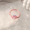 Cuerda para el cabello para niños, accesorios para el cabello, color primavera, tejido grueso, lindo, de dibujos animados, anillo para el cabello, niñas, alta elasticidad, dulce, cuerda para el cabello, accesorios para el cabello