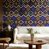 Adesivos Geométricos Minimalistas de Luxo Leve Adesivos de Parede Autoadesivos Decoração de Parede de Fundo para Quarto Próximo à Cama Papel de Parede para Renovação de Móveis