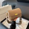 Bolsa pequena retrô de alta qualidade feminina 2024 nova popular popular alça larga bolsa transversal fashion all-match pequena bolsa quadrada