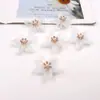 Ropa de Moda Pendientes Accesorios para el Cabello Accesorios de Joyería DIY Broche Pinza para el Cabello Decoraciones Perlas Tela de Malla Flores Venta al por Mayor