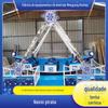 Parque de Diversões Infantil Gelo e Neve Navio Pirata Área Cênica Decorações de Parque 12 Assentos Equipamento de Diversão Acrílico ao Ar Livre em Larga Escala