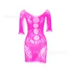 Lingerie Sexy Europeia e Americana Comércio Exterior Transfronteiriço Saia Sexy Justa ao Corpo Atacado Rasgada Vazada Peça Única Conjunto de Renda W483