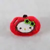 Muñeca de Peluche Broche de Fruta de Dibujos Animados Kt Billetera Llavero Chirriante Colgante Pasador Diadema Accesorios para Equipaje
