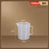 Copo Medidor de Plástico para Uso Laboratorial 50mL-5000mL Cilindro Graduado com Alça Copo Graduado Transparente Equipamento para Experimentos Químicos