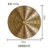 Lujo Ligero Disco Dorado Hierro Colgante de Pared Decoración de Habitación Colgante de Pared Hogar Decoración de Pared Metálica