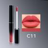 MLSMILE especial transfronterizo para labial líquido mate de 12 colores labial mate taza antiadherente brillo labial nacarado brillo labial