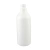 Ventas Directas de Fábrica 28 Dientes Botella de Béisbol de 500 ml HDPE Blanco Boca Larga Empaque Diario Hombro Inclinado Gel de Ducha Champú