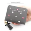 2023 Nova Linda Menina Compacta Mini Multifuncional Exquisita Casual Pequena Carteira de Moedas Porta-Cartões Pequeno
