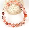 Pulsera de flor de hule roja amarilla koi natural pétalos pluma veneno pluma como fantasma pulsera de cristal fabricantes de joyería venta al por mayor