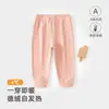 Calças térmicas para meninos e meninas, calças mágicas para uniforme escolar, leggings de bebê, calças de algodão para crianças, calças de outono para crianças de tamanho médio e grande, calças de fleece
