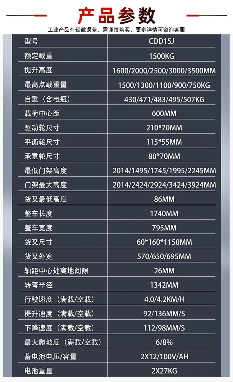 全电动步行式CDD15J_10