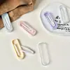Ins Morandi Color Puro Mate Como Pez Estuche para Lentes de Contacto Pinza Removedora Combinación de Palito As2050