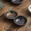 Plato para Salsa Dip Estilo Japonés Transfronterizo, Plato Comercial de Dos Compartimentos para Platos Fríos, Barbacoa, Hot Pot, Salsa Seca, Cuenco para Salsa Doméstico, Plato para Condimentos, Comercio Exterior