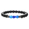 Pulseira simples de miçangas de madeira turquesa transfronteiriça moda masculina versátil de alta qualidade pulseira de miçangas de casca de coco joias masculinas