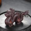 Té de arena púrpura Yixing, mascota dragón, decoración del zodiaco, hecho a mano, boutique, escultura nutritiva, juego de té, accesorios para la ceremonia del té, venta al por mayor