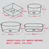 Bandeja de Papel de Aluminio Dorada Personalizada para Hornear Pasteles, Capacillos para Muffins, Pan Snow Meiniang, Papel Impermeable, a Prueba de Aceite y Antiadherente